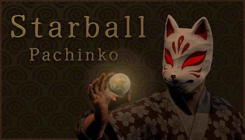 Main capsule: the fox-masked bartender and the Starball Pachinko title